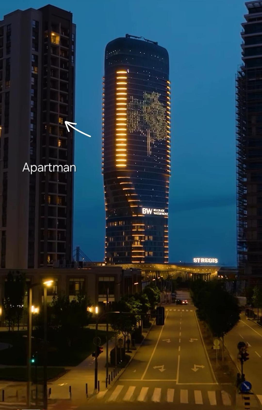 Beograd Na Vodi - BW Arcadia Luxury Leilighet Eksteriør bilde